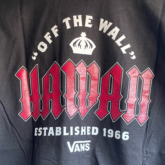 VANS MENS ROYAL HAWAII SHORT SLEEVE TEE - black - Picture 4 of 11